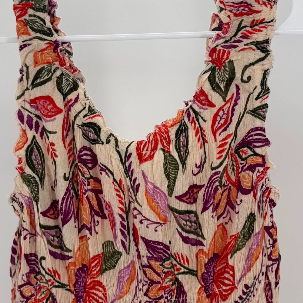Patrons of Peace Folklore Sundress Paisley Flowers Size Small made in india - Picture 2 of 6